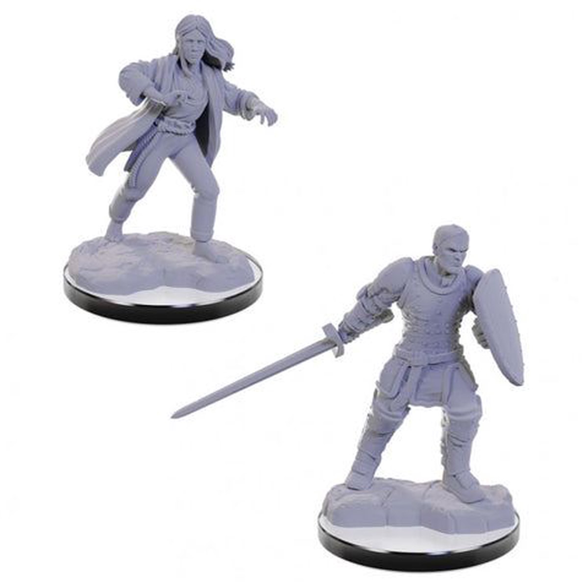 D&D Nolzur's Marvelous Unpainted Miniatures (W22) Reborn Paladin & Reborn Warlock