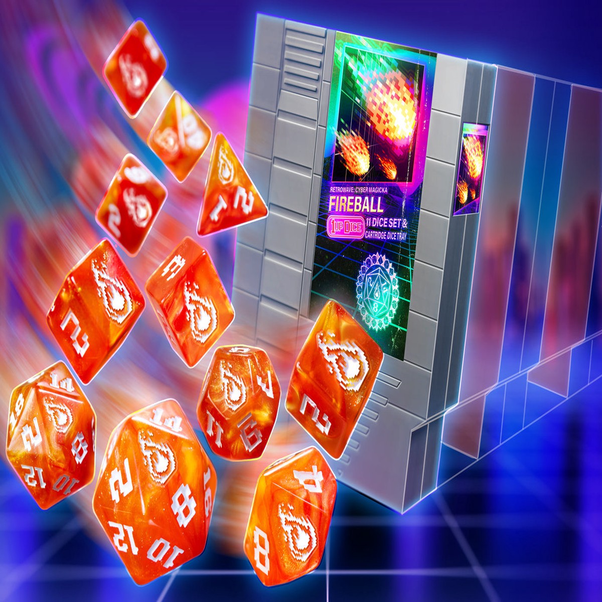 1-UP Dice: Fireball