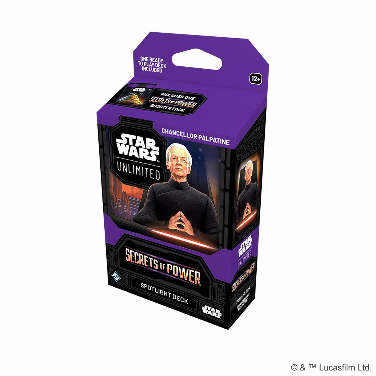 Star Wars: Unlimited – Secrets of Power Spotlight Deck – Chancellor Palpatine
