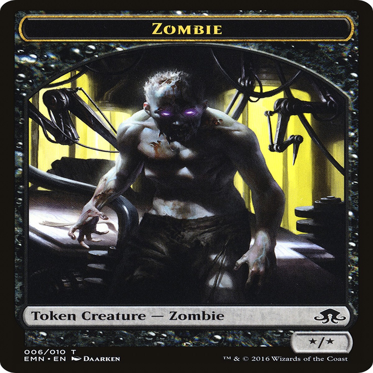 Zombie (EMN-006) - Eldritch Moon Tokens