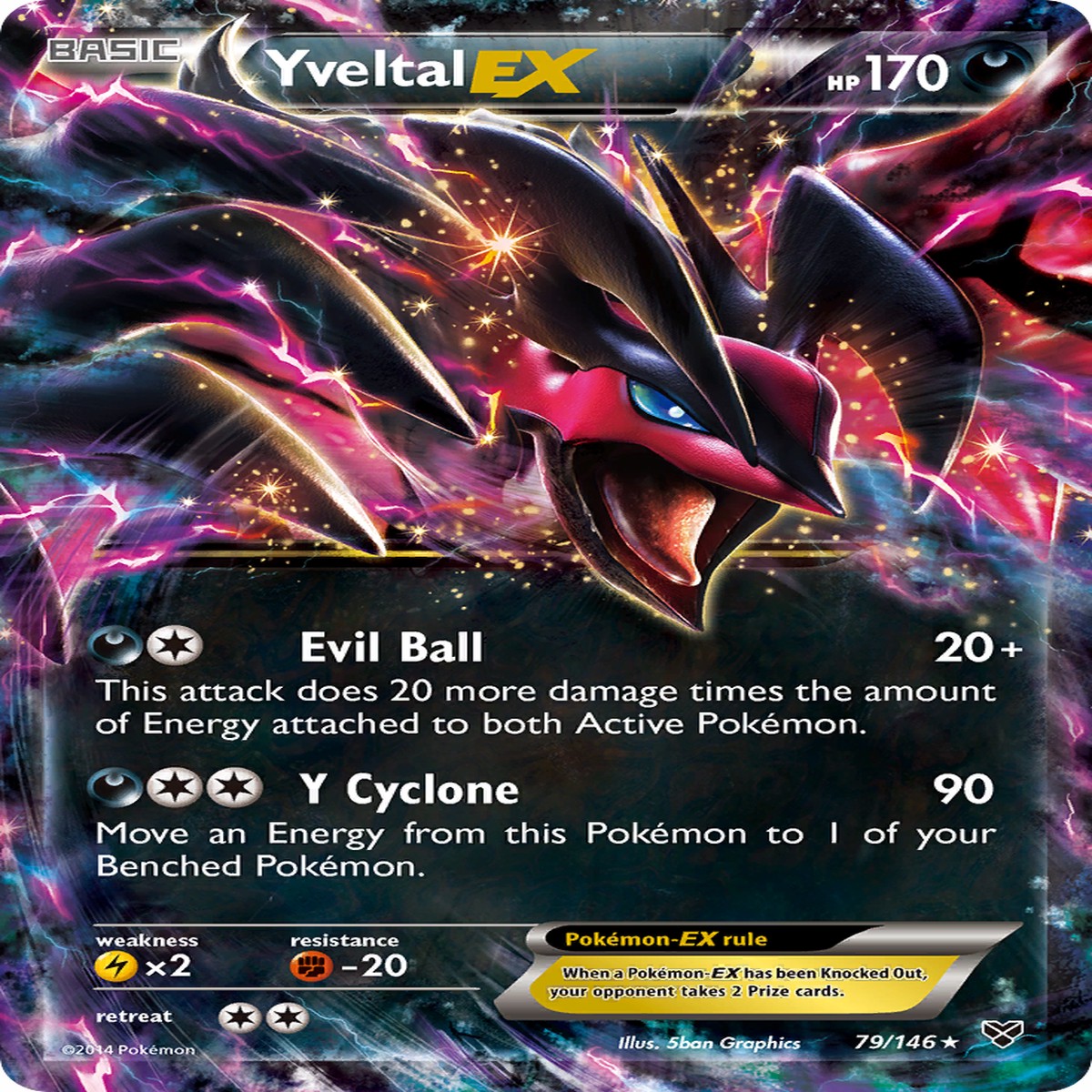 Yveltal-EX 79146 - XY Holofoil