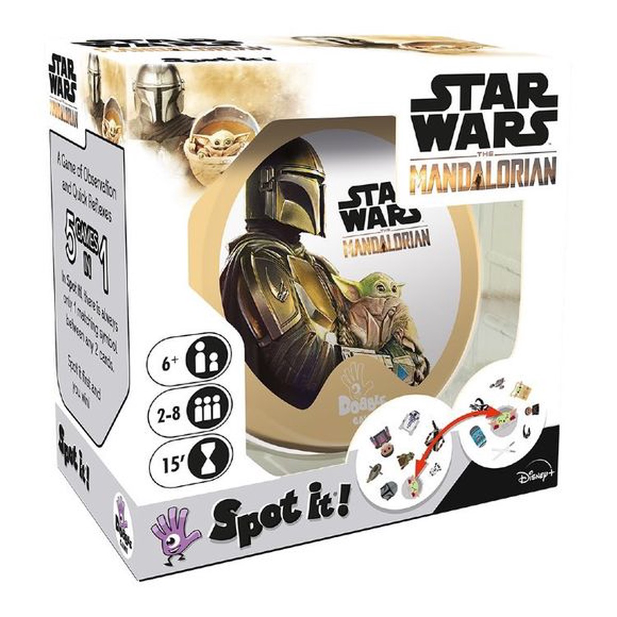 Zygomatic Spot it Star Wars - The Mandalorian Card Game