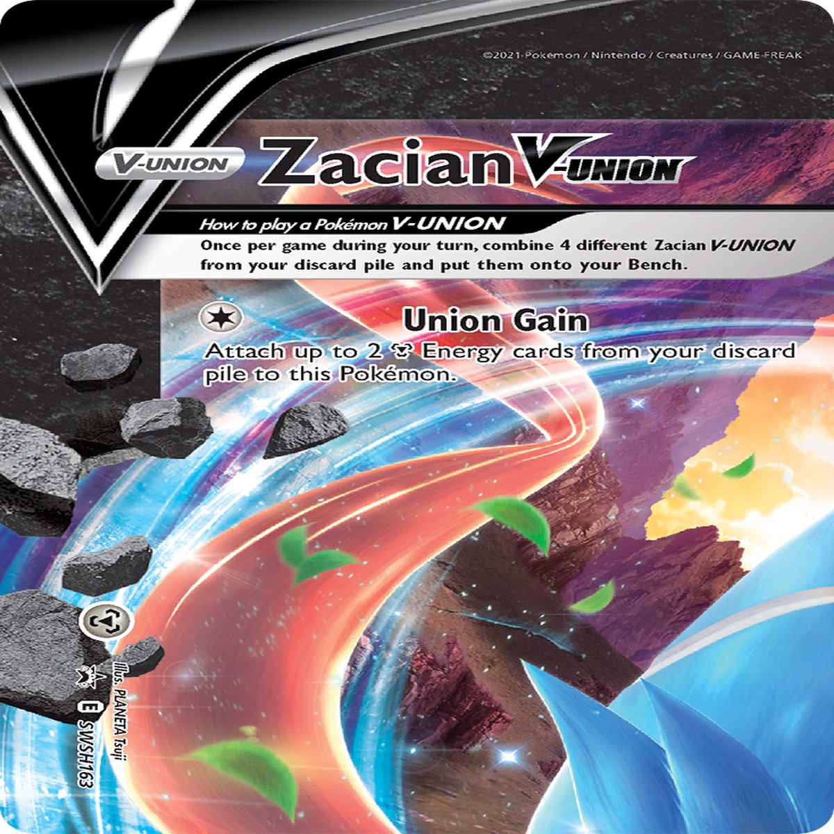 Zacian V-UNION SWSH163298 - SWSH Black Star Promos Holofoil