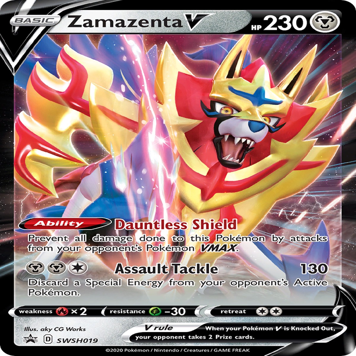 Zamazenta V SWSH019298 - SWSH Black Star Promos Holofoil