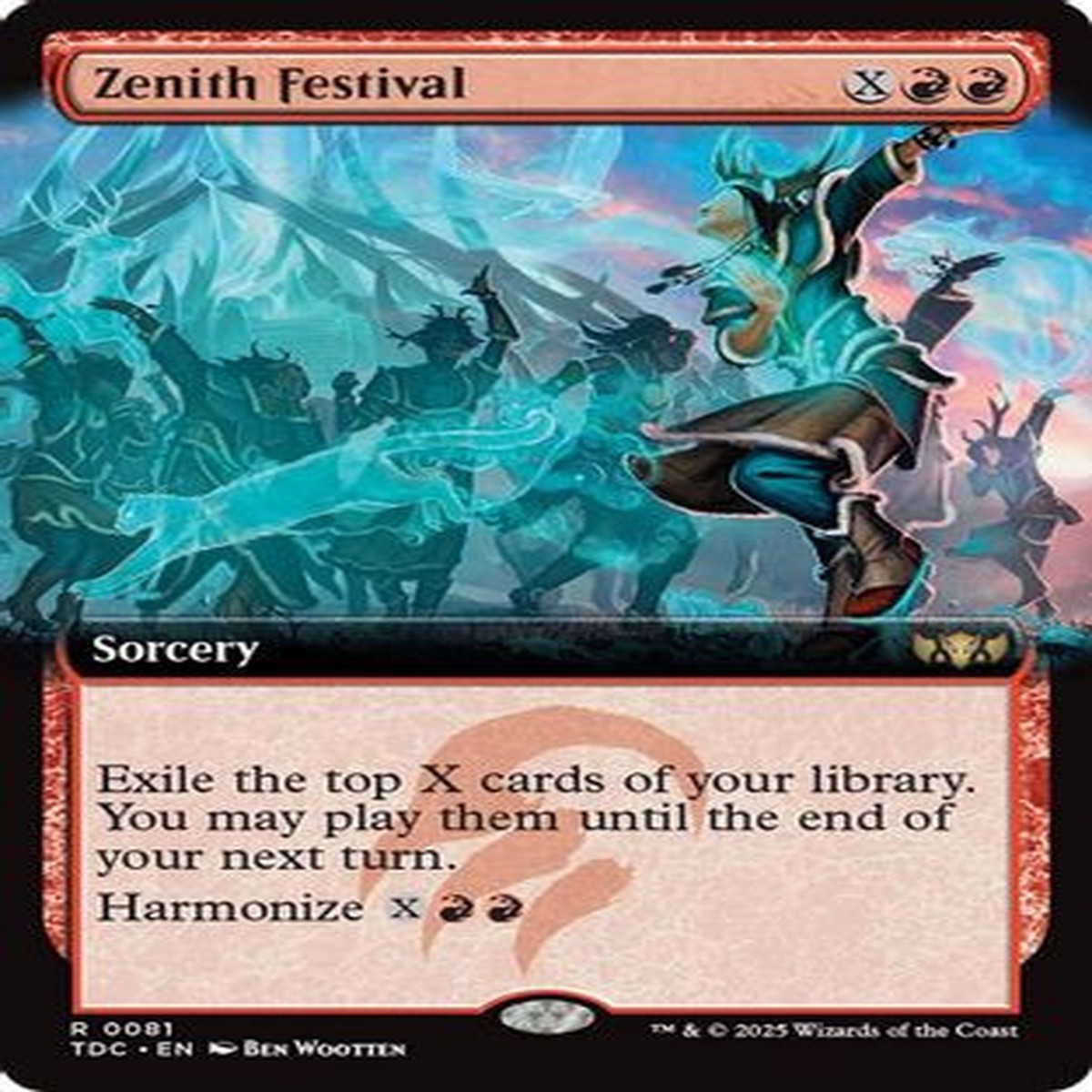 Zenith Festival (Extended Art) (TDC-081) - Commander Tarkir Dragonstorm