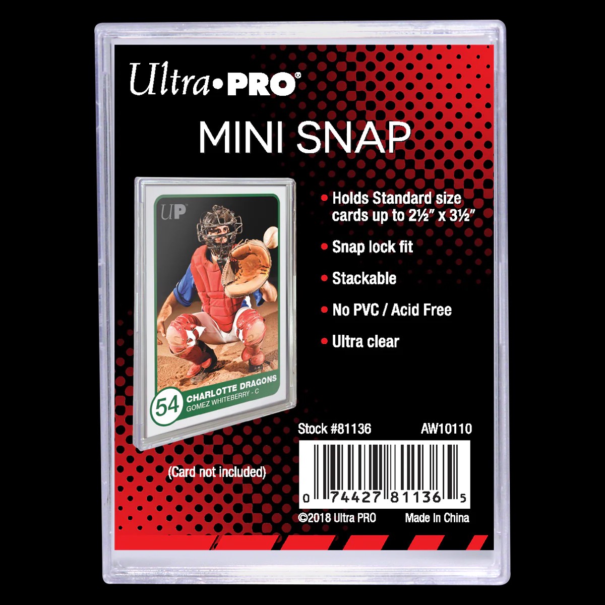 Ultra Pro Mini Snap Clear