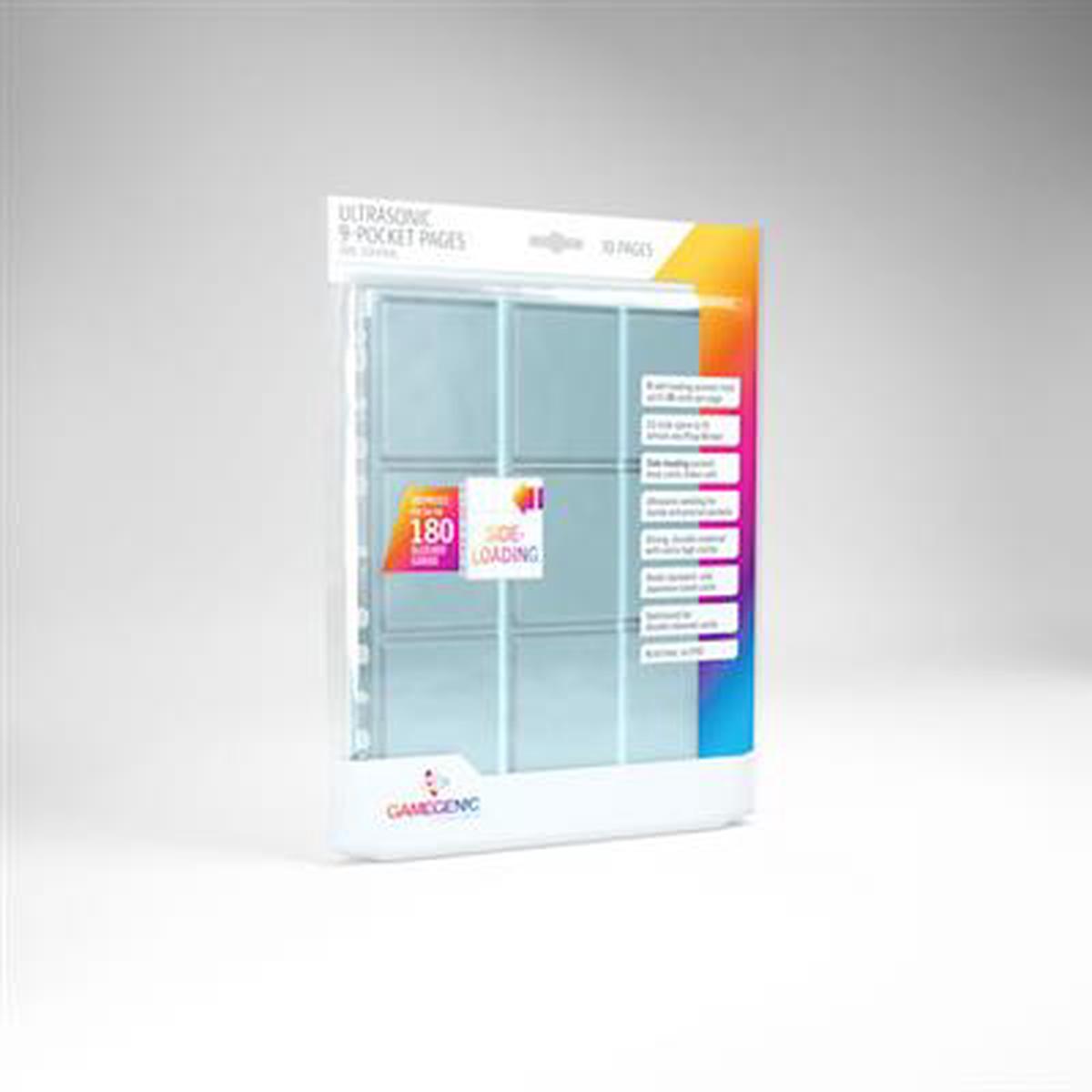 9-Pocket Pages: Side-Loading, Clear (10 Pages)