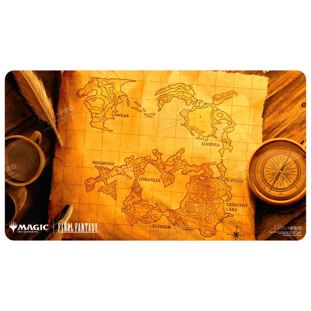 World Map - Final Fantasy Playmat