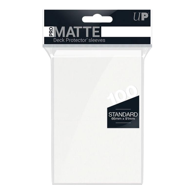 Ultra Pro Sleeves: Standard - Matte - White 100CT