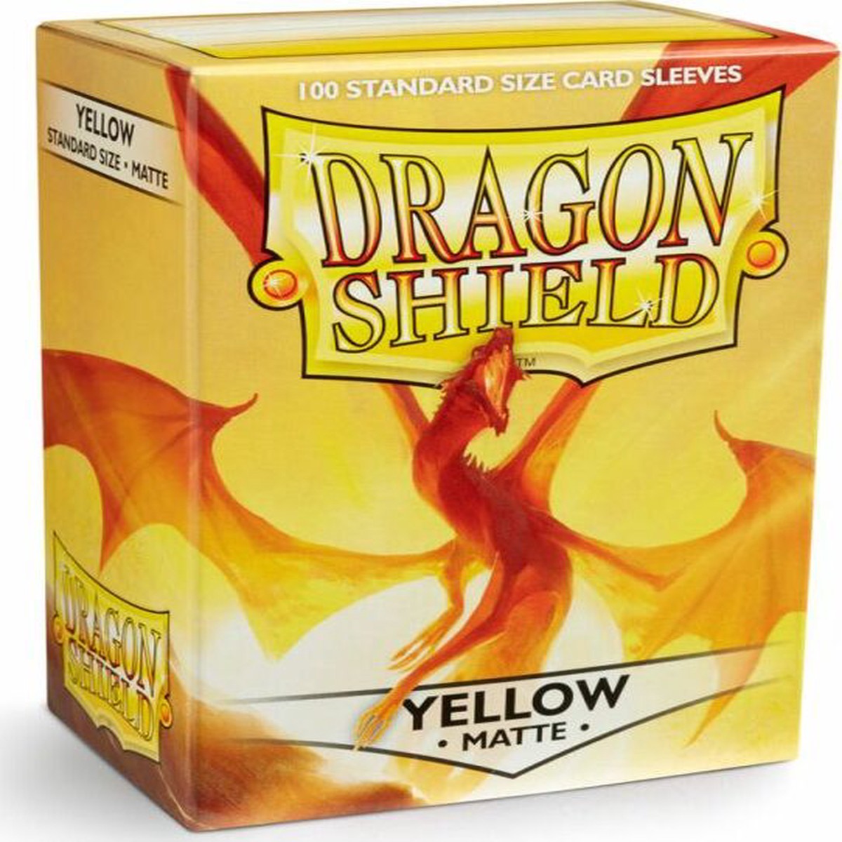 Dragonshield Matte Yellow Sleeves