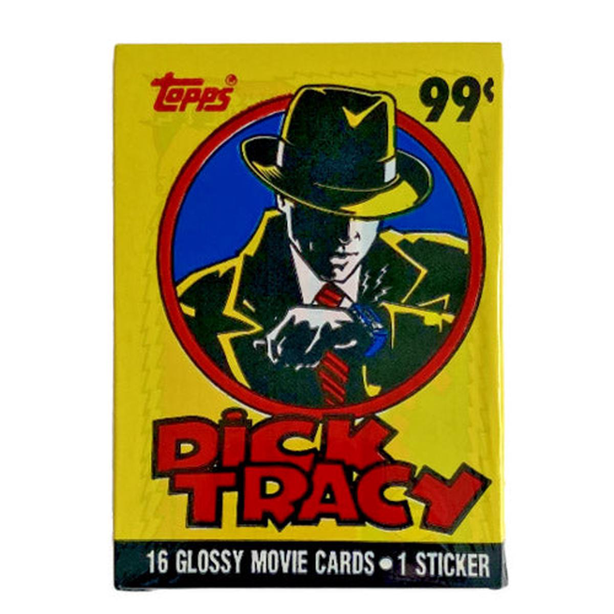 1990 Topps Dick Tracy Cards Unopened Pack