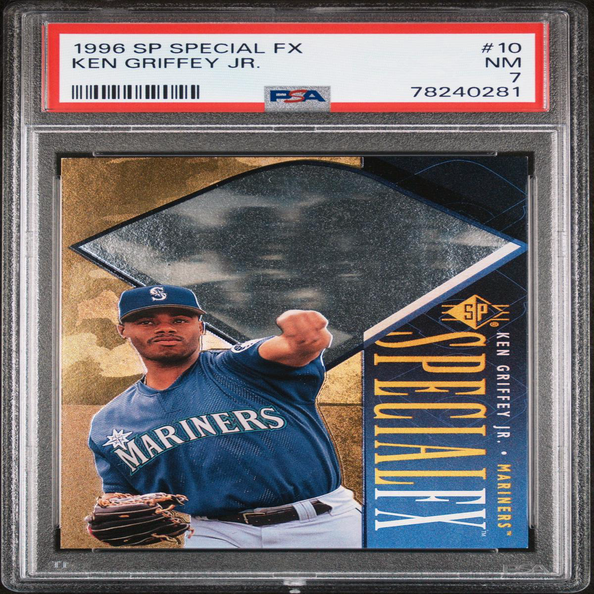 1996 SP SPECIAL FX KEN GRIFFEY JR 10 8211 PSA 7