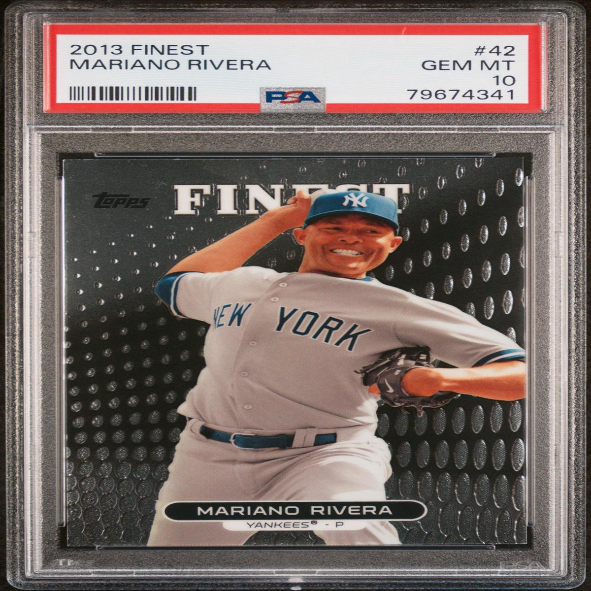 2013 FINEST MARIANO RIVERA 42 8211 PSA 10
