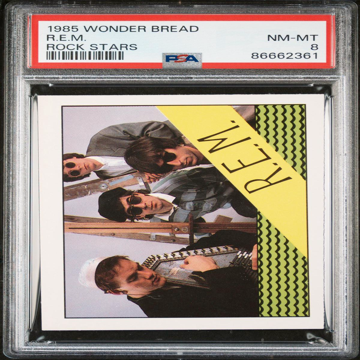 1985 WONDER BREAD ROCK STARS REM ROCK STARS 8211 PSA 8