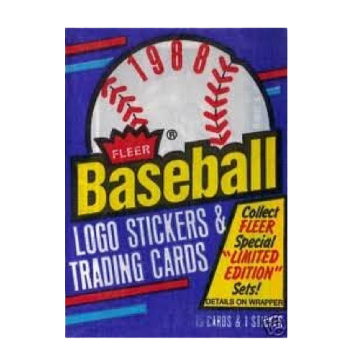 1988 Fleer Baseball Cards Unopened Pack