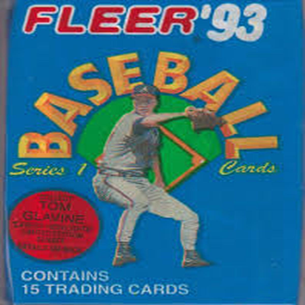 1993 Fleer Series 1 Baseball Cards Unopened Pack