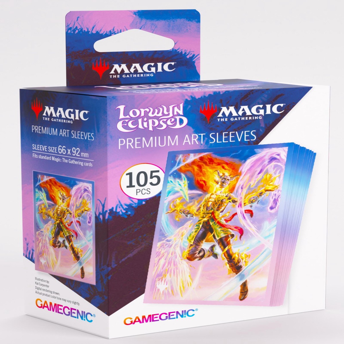 Gamegenic Magic The Gathering Lorwyn Eclipsed Premium Art Sleeves - Ashling, the Limitless (66mm x 92mm) (105 Sleeves Per Pack)