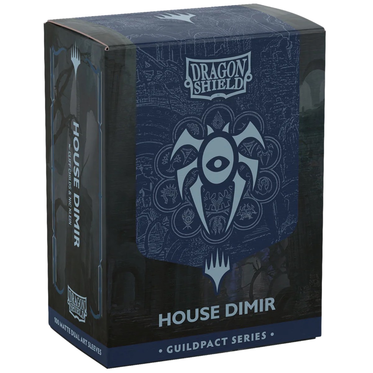 Dragon Shield Sleeves: Standard Matte Dual Art Magic the Gathering Guildpact Series - House Dimir 100CT