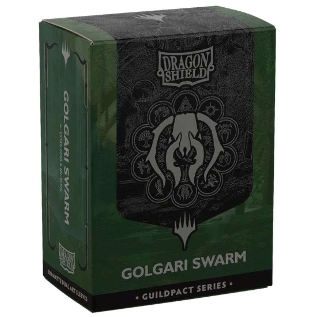 Dragon Shield Sleeves: Standard Matte Dual Art Magic the Gathering Guildpact Series - Golgari Swarm 100CT