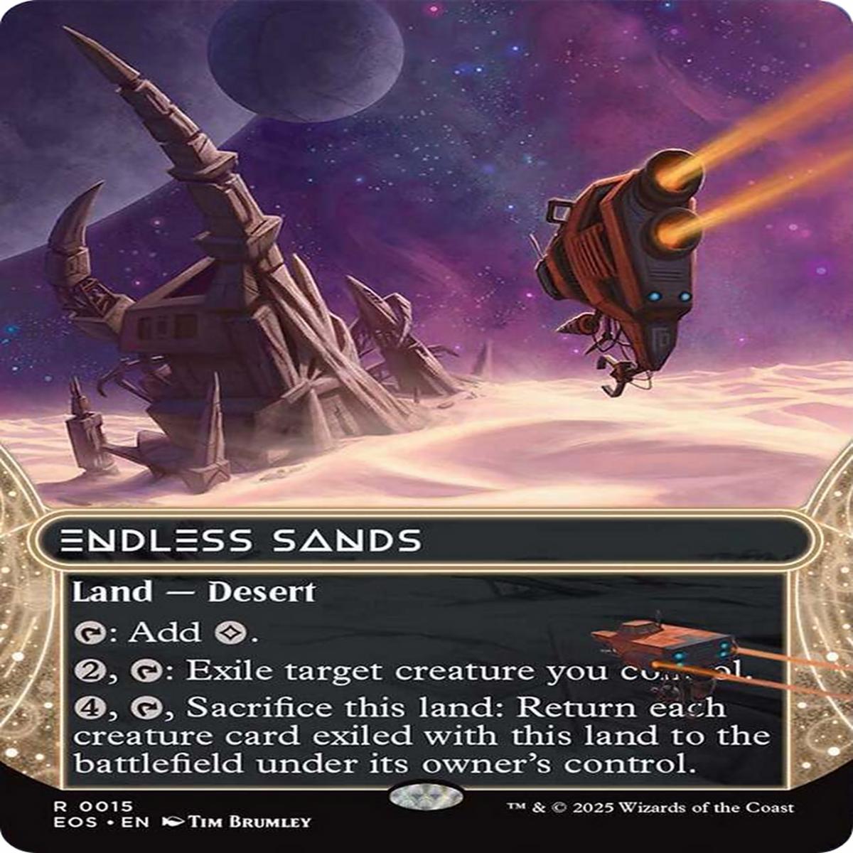 Endless Sands (0008) (Borderless) [Edge of Eternities: Stellar Sights]