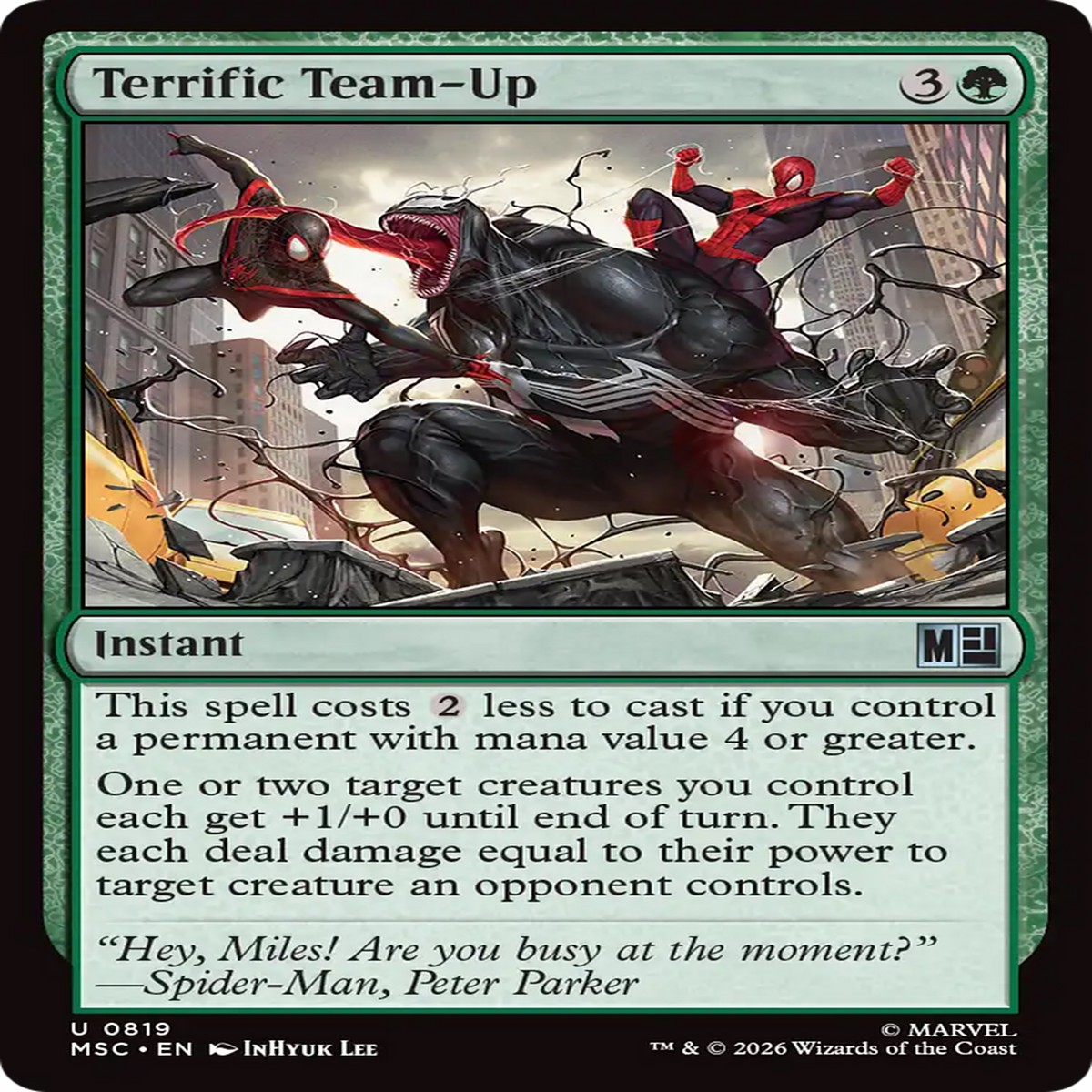 Terrific Team-Up Marvel Super Heroes Commander