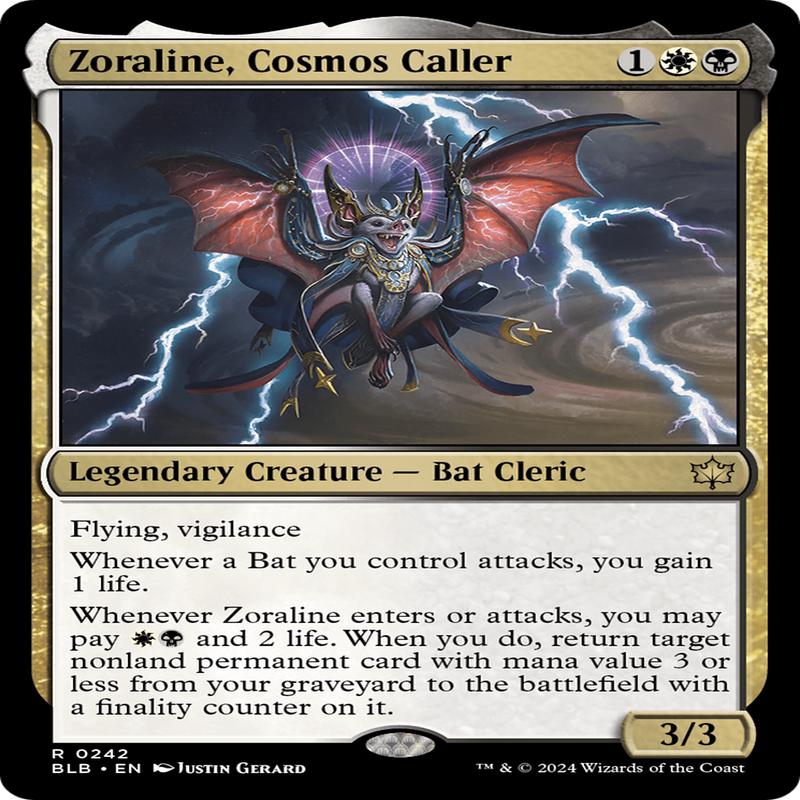 Zoraline, Cosmos Caller (BLB-242) - Bloomburrow [Rare]