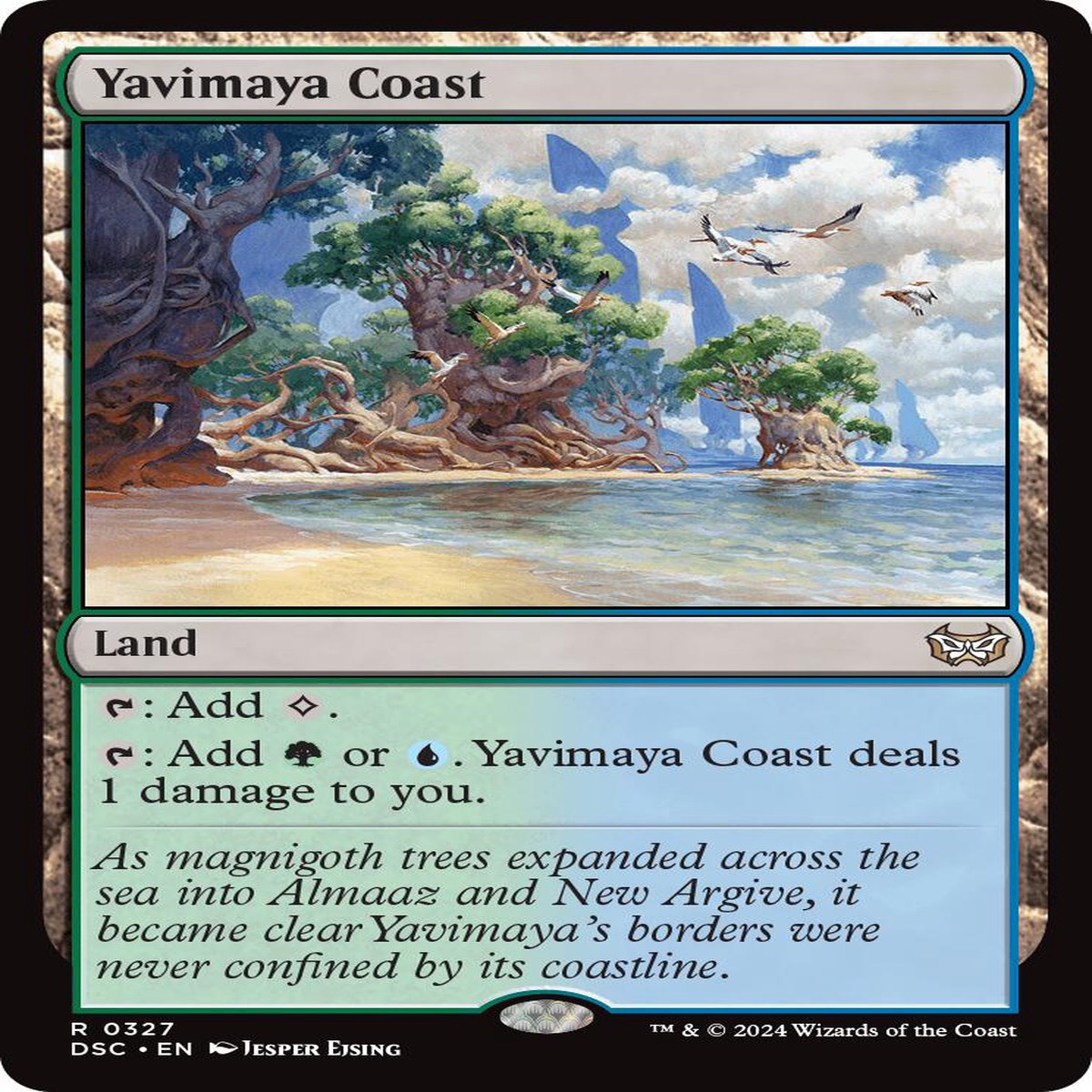 Yavimaya Coast Duskmourn House of Horror Commander