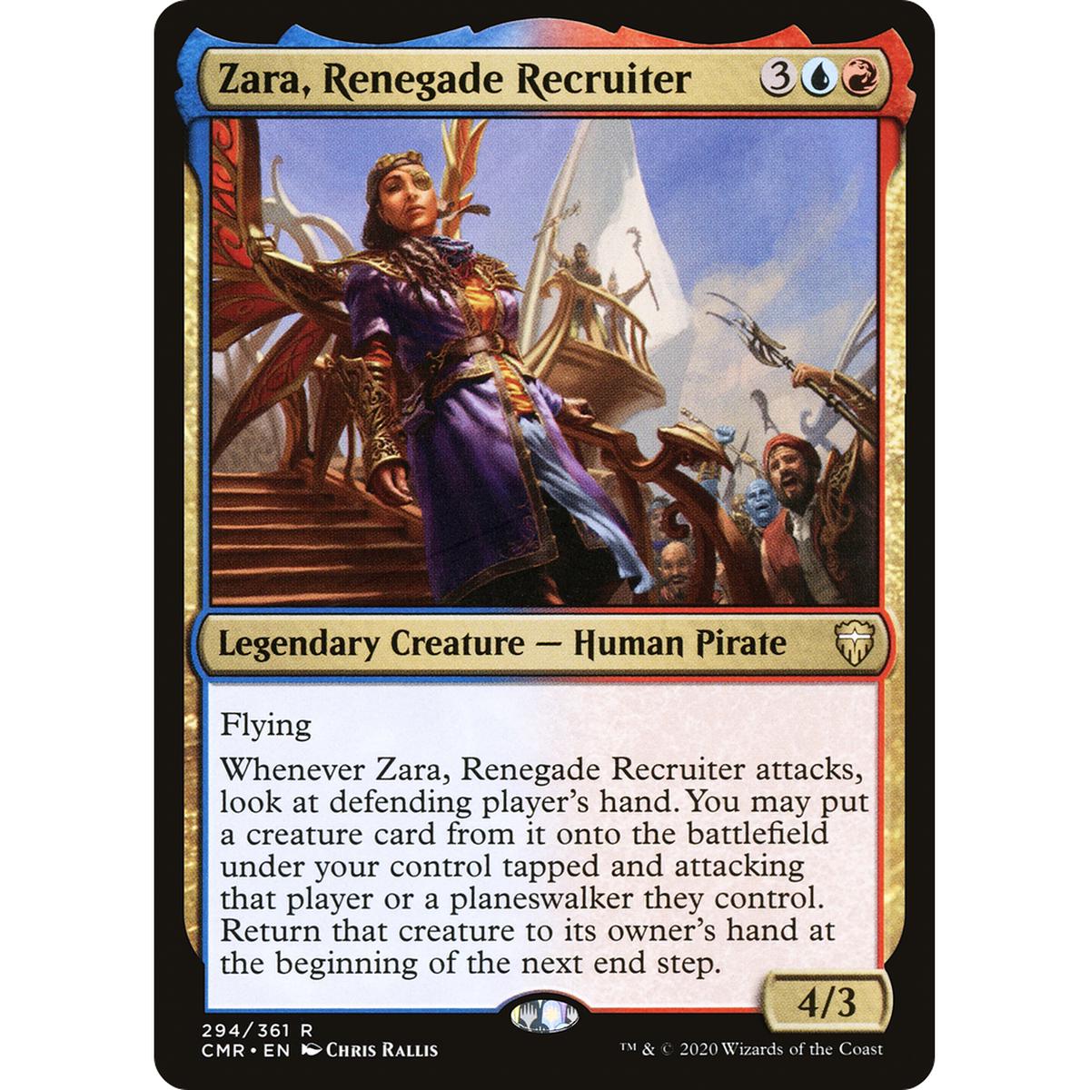 Zara, Renegade Recruiter (CMR-294) - Commander Legends Foil