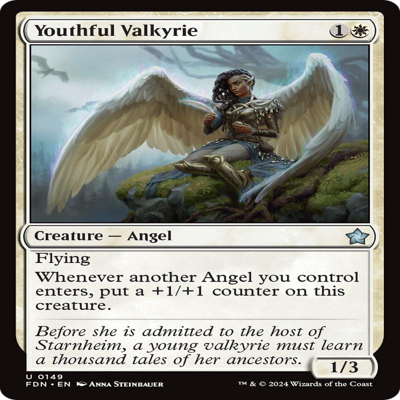 Youthful Valkyrie (FDN-149) - Foundations [Uncommon]