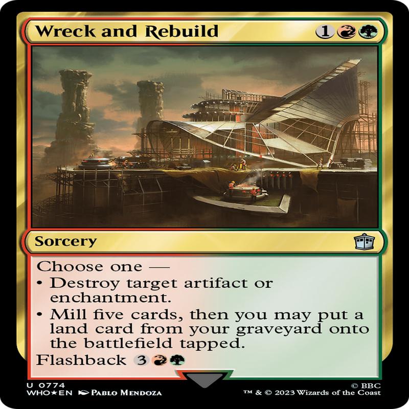 Wreck and Rebuild (Surge Foil) [Doctor Who]