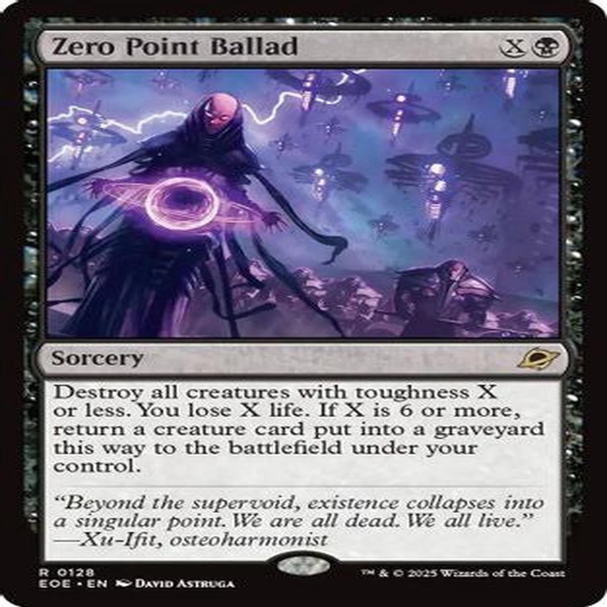 Zero Point Ballad (EOE-128) - Edge of Eternities Foil [Rare]
