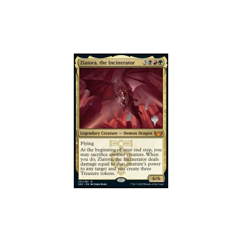 Ziatora, the Incinerator (Promo Pack) [Streets of New Capenna Promos]