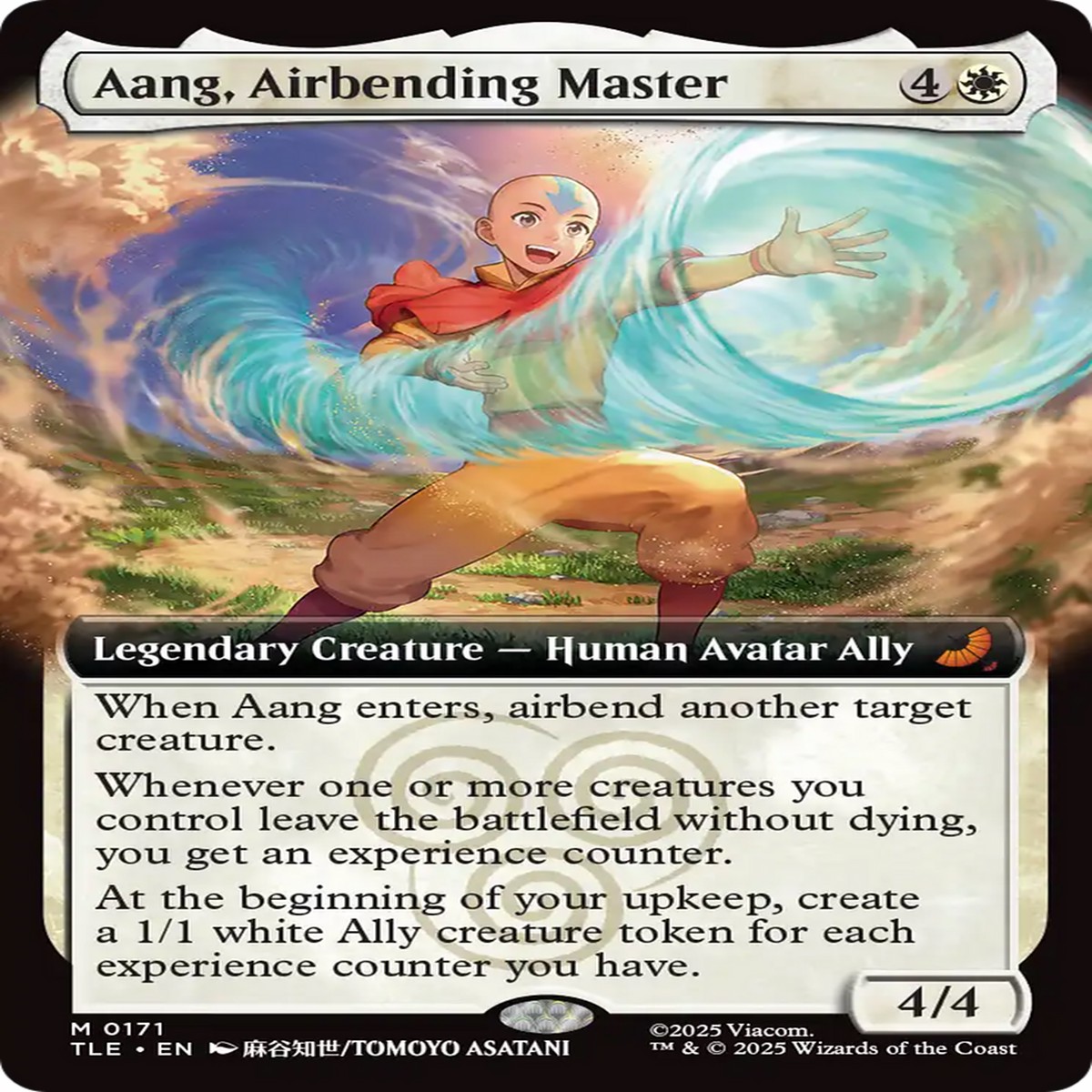 Aang, Airbending Master (Extended Art) [Avatar: The Last Airbender: Eternal-Legal]