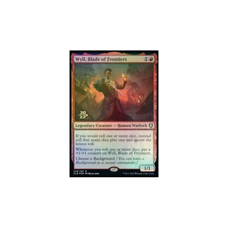 Wyll, Blade of Frontiers [Commander Legends: Battle for Baldur's Gate Prerelease Promos]