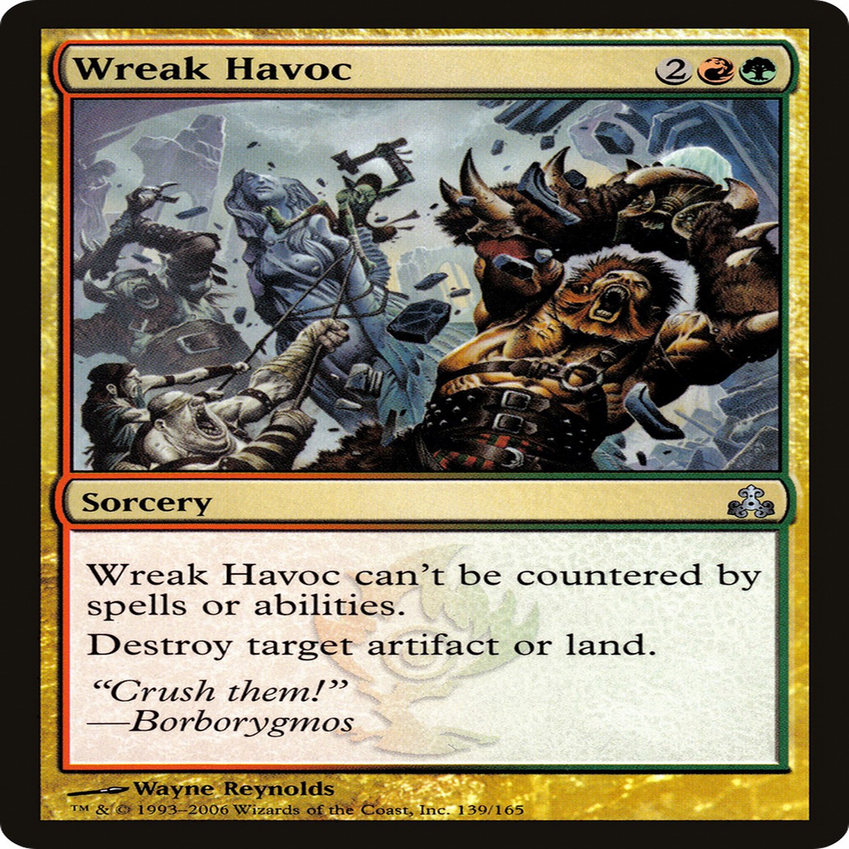 Wreak Havoc (GPT-139) [Guildpact] Foil