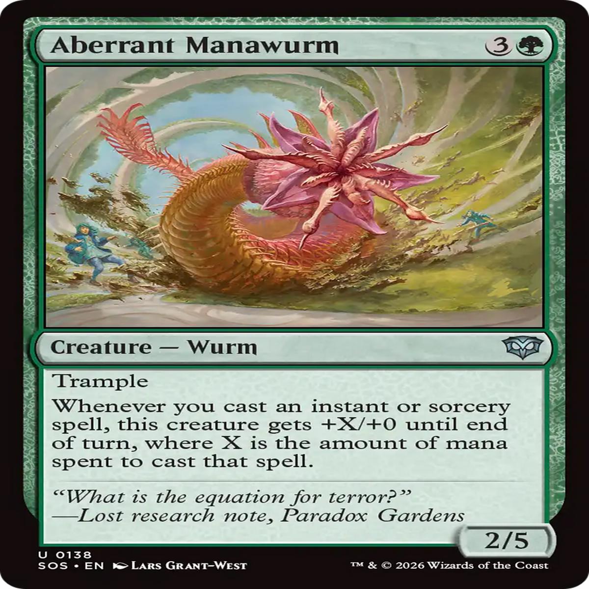 Aberrant Manawurm [Secrets of Strixhaven]