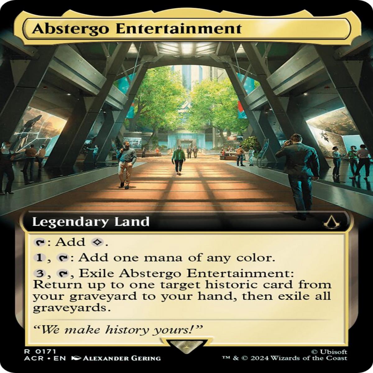 Abstergo Entertainment (ACR-171) - Assassin's Creed: (Extended Art) [Rare]