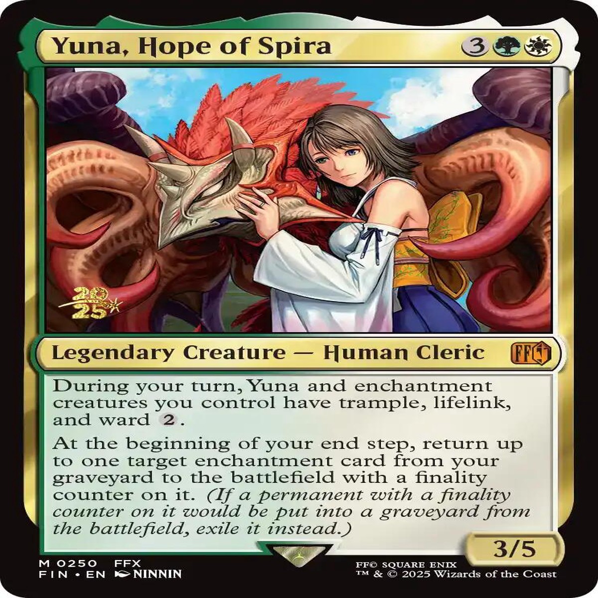 Yuna Hope of Spira FINAL FANTASY Prerelease Promo