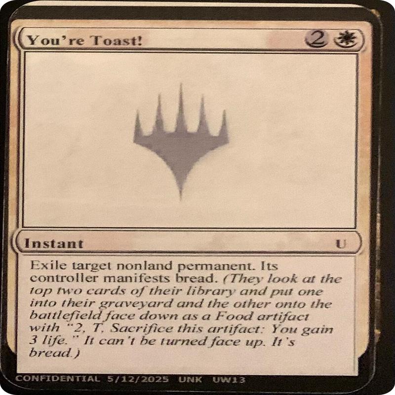 You're Toast! [Unknown Event]
