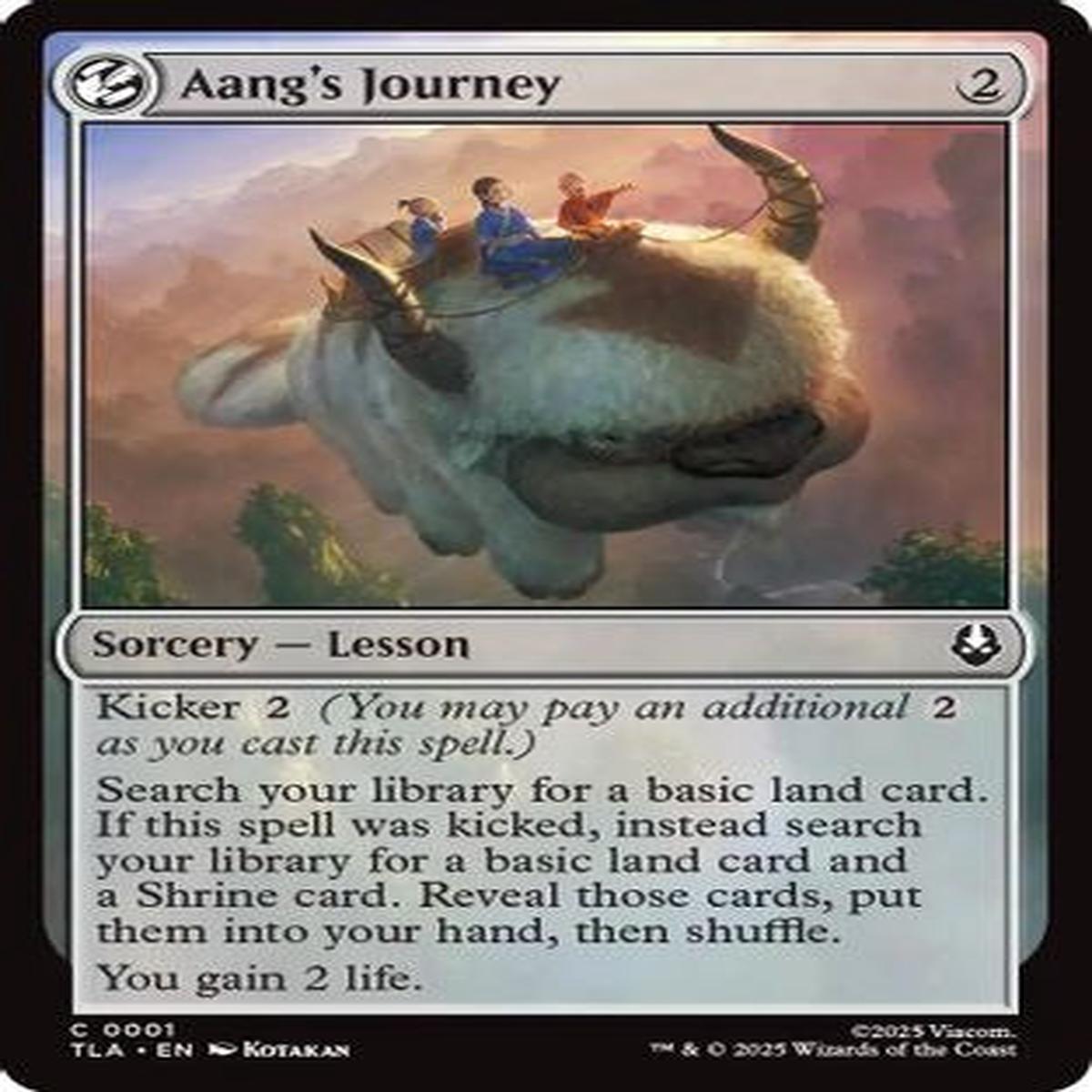Aang's Journey (TLA-001) - Avatar: The Last Airbender [Common]