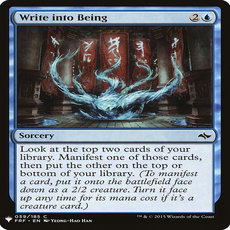 Write Into Being Mystery Booster NearMint