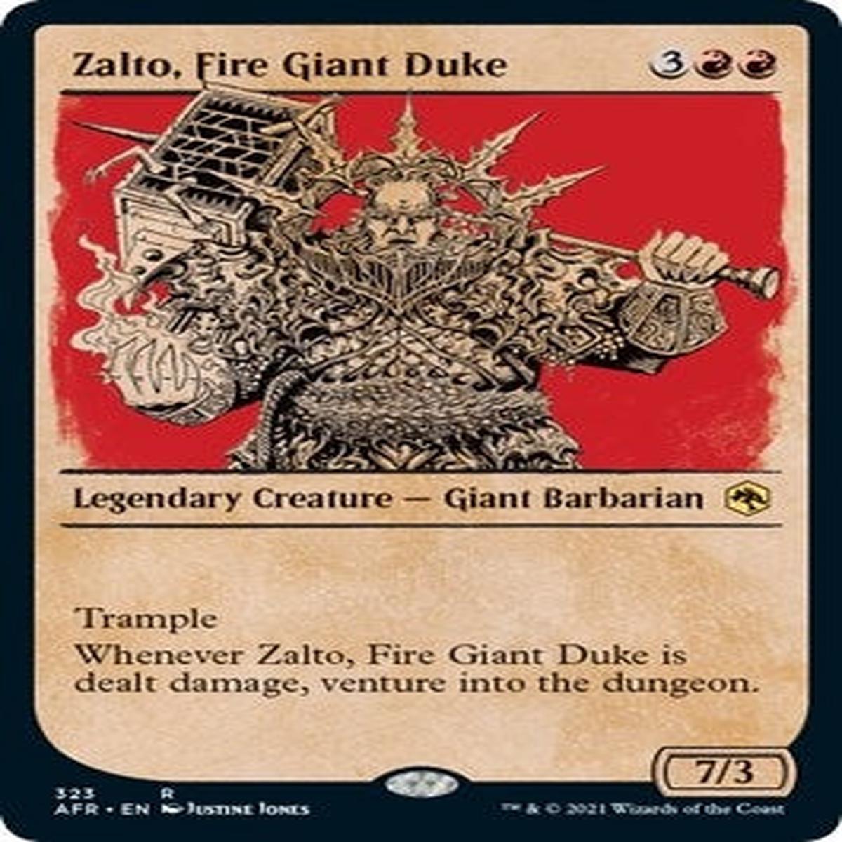 Zalto, Fire Giant Duke (Showcase) (323) (AFR)