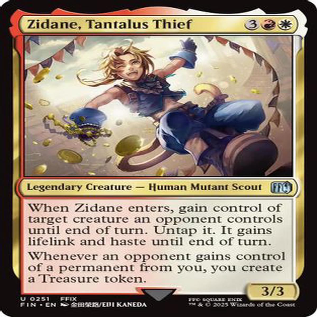 Zidane, Tantalus Thief (FIN-251) - FINAL FANTASY [Uncommon]