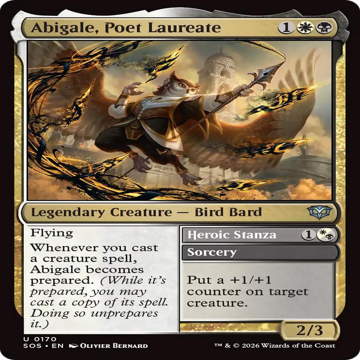 Abigale, Poet Laureate [Secrets of Strixhaven]