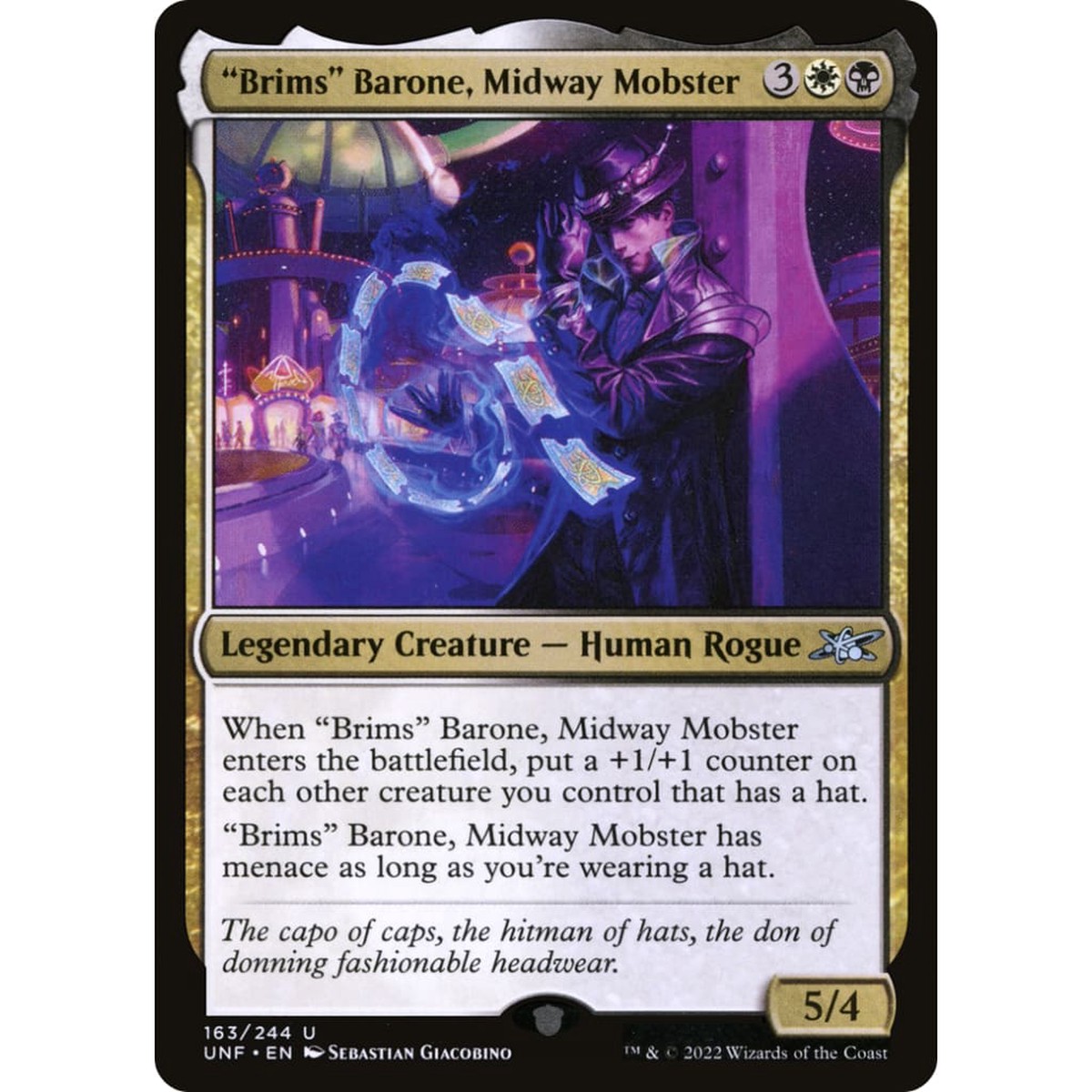 "Brims" Barone, Midway Mobster (UNF-163)