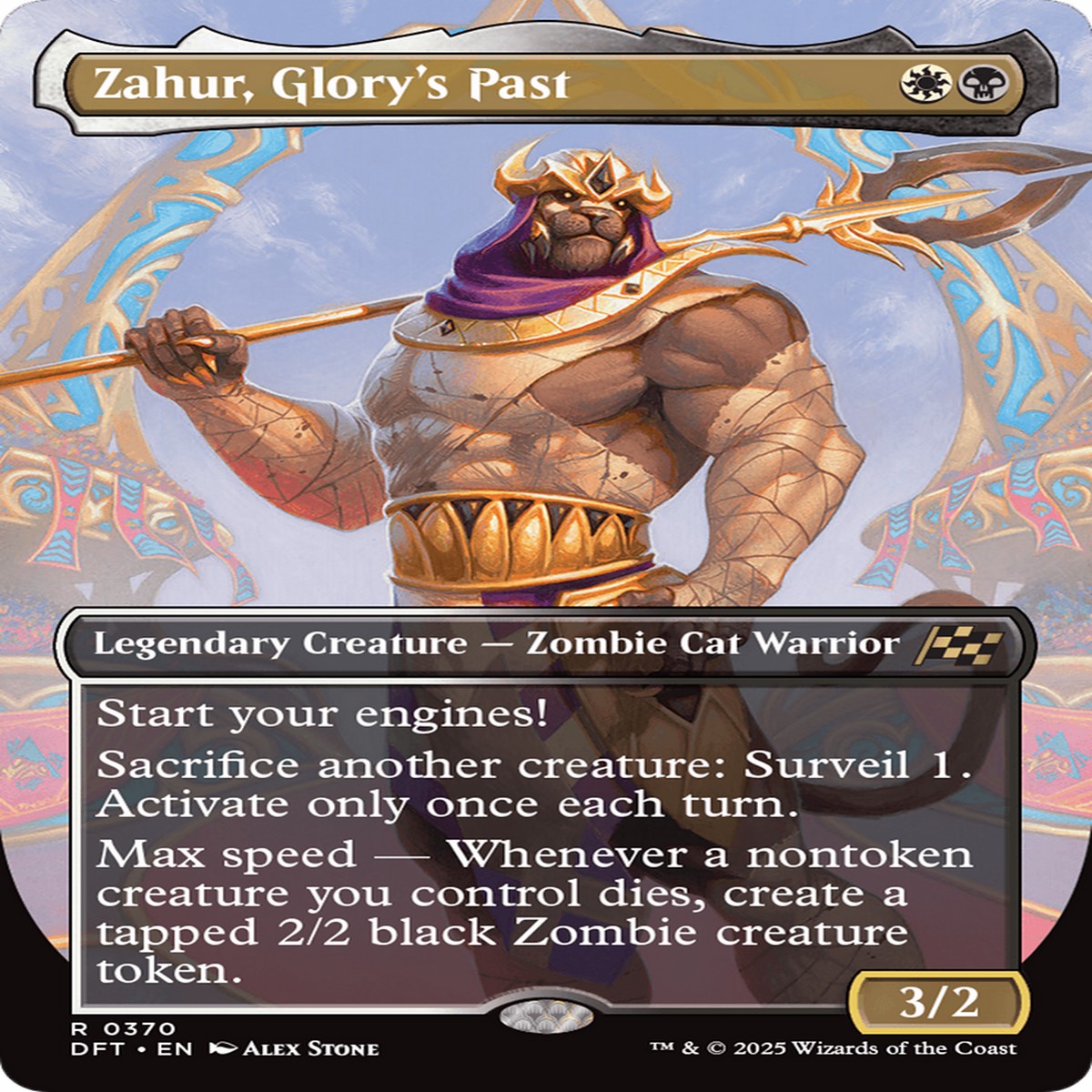 Zahur, Glory's Past (Borderless) (370) Foil - Aetherdrift