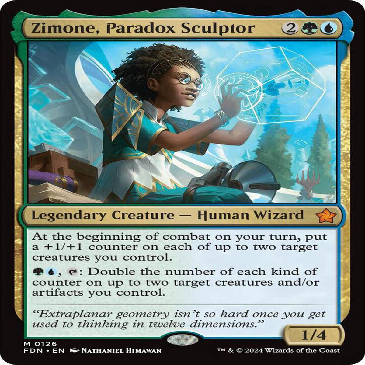 Zimone Paradox Sculptor (Promo Pack) Foundations Promos