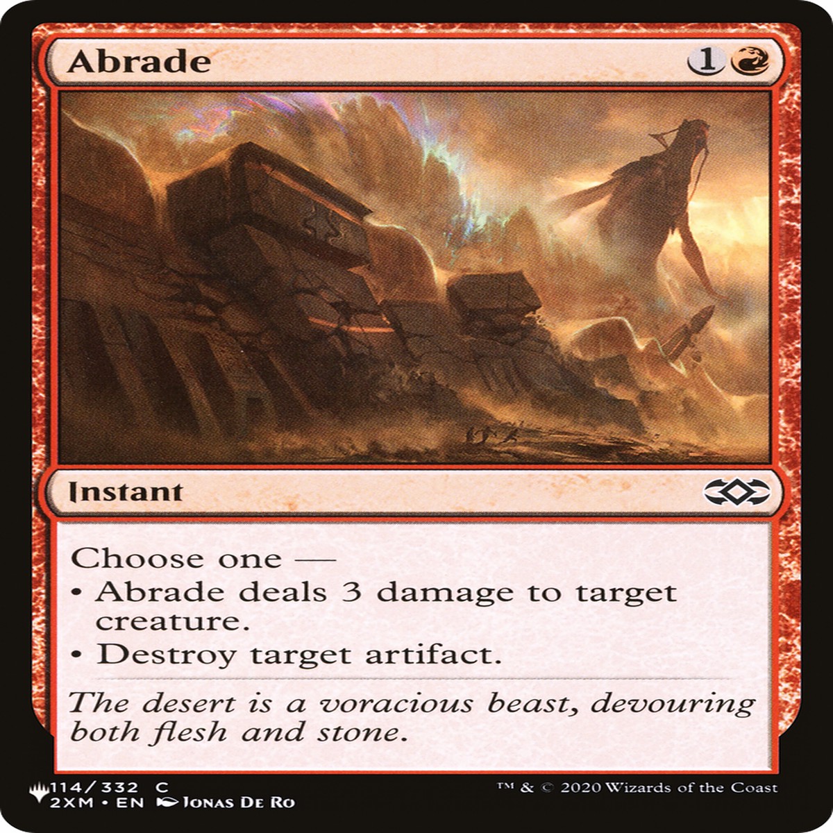 Abrade (2XM) The List