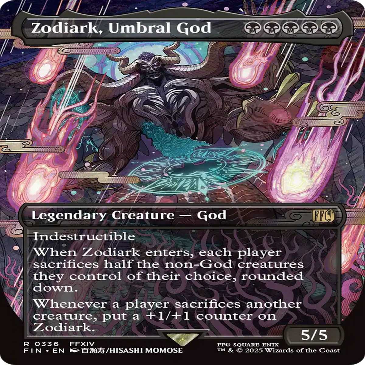 Zodiark Umbral God (Borderless) FINAL FANTASY