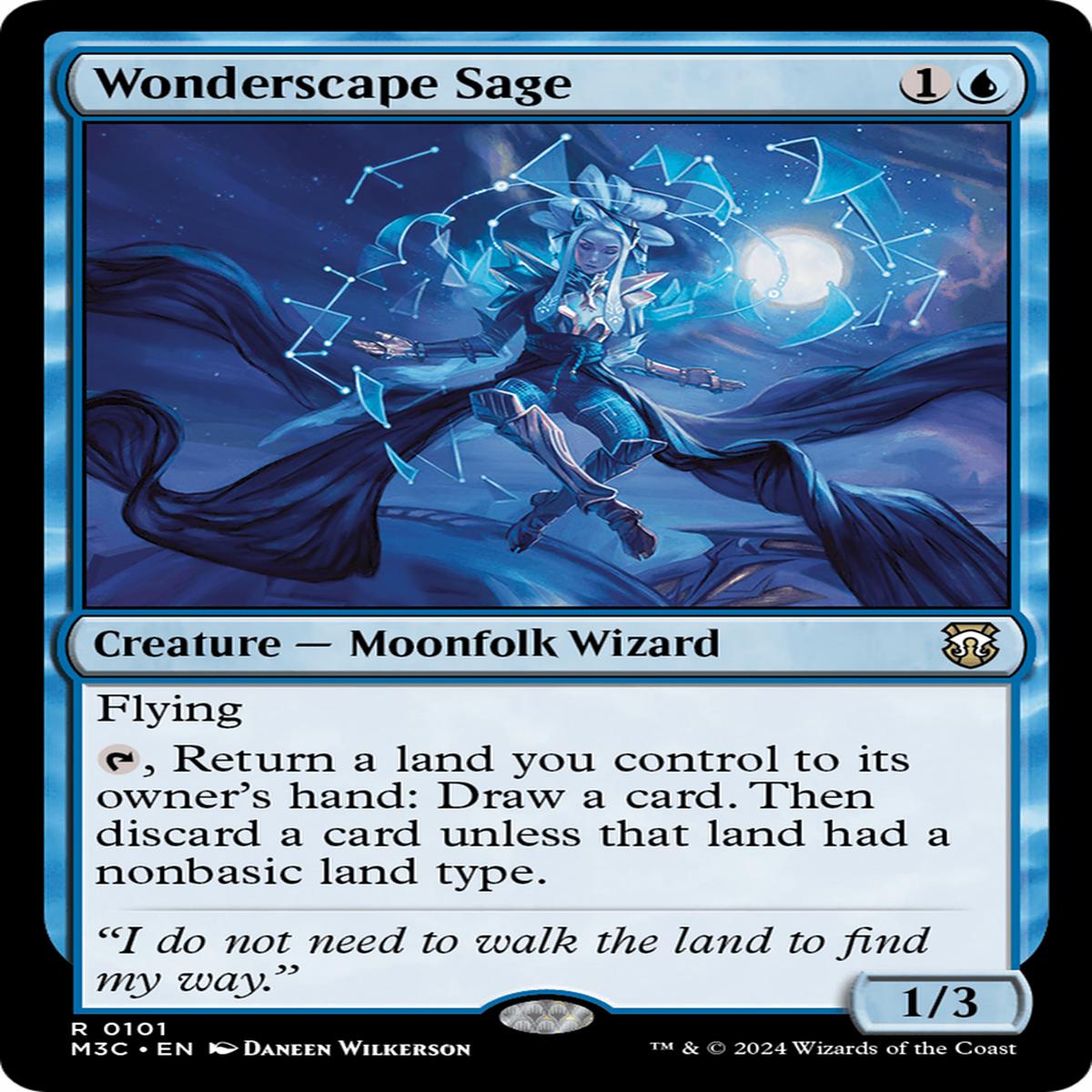 Wonderscape Sage (M3C-101) - Modern Horizons 3 Commander [Rare]